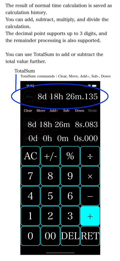 TimeDeCalc