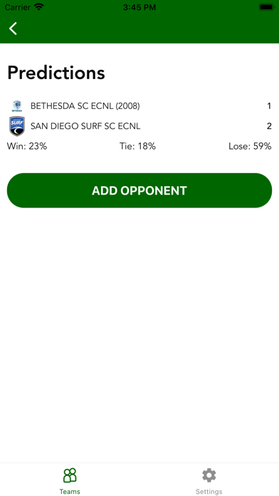 Soccer Rankings Screenshot