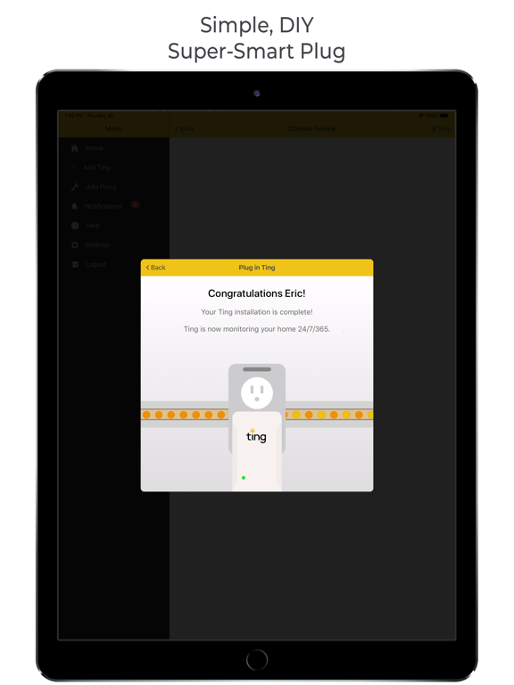 Ting iPad screenshot 1 - Lifestyle app