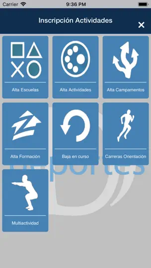 Captura de pantalla de Burgos Deportes en iPhone 7