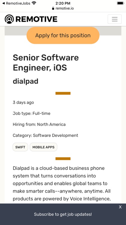 Remotive Jobs screenshot-3