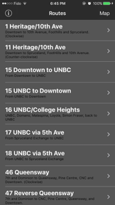 Prince George Transit screenshot