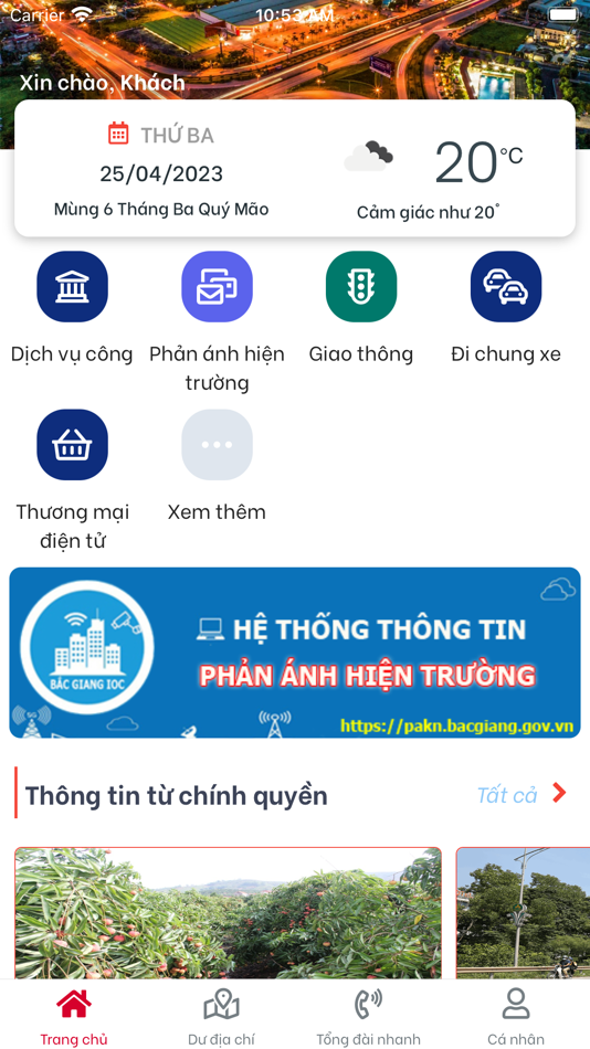 #2. Bac Giang - C (iOS) 由: Trung tam Cong nghe thong tin va Truyen thong Bac Giang