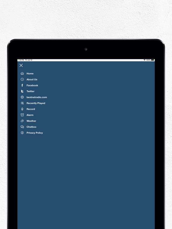 BestNet Radio iPad screenshot 5 - Music app
