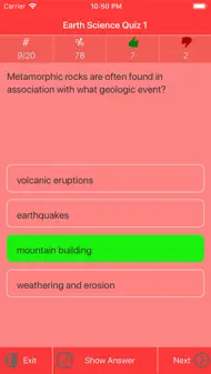 The Earth Science Trivia iphone bilder 2