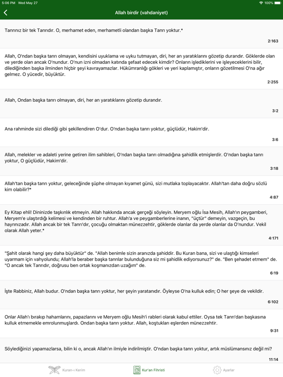 Kuran-ı Kerim - Sesli Sureler iPad screenshot 5 - Reference app