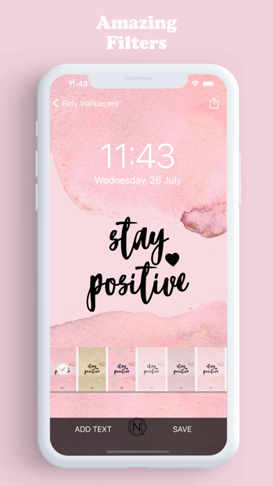 Girly Wallpapers Cute Glitter Screenshot