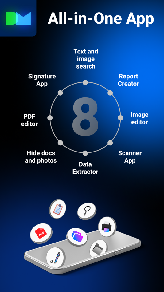 #1. DocuMate: Scan, Sign, PDF, AI (iOS) 由: Snappii