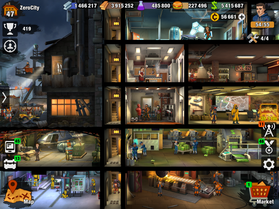 #6. Zero City: Shelter and Bunker (iOS) 来自: MYGAMES MENA FZ LLC