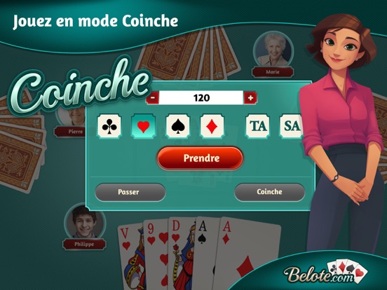 Belote.com - Belote & Coinche iPad app afbeelding 6