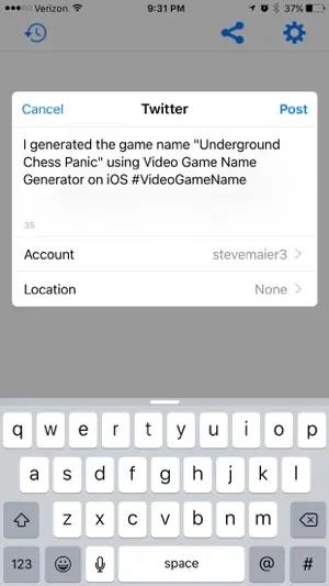 Video Game Name Generator screenshot 3