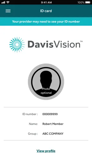 Davis Vision Member App screenshot 3