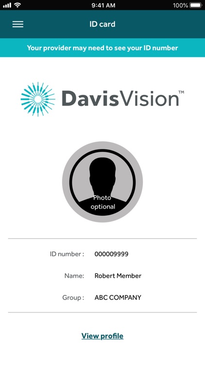 Davis Vision Member App