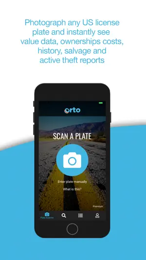 ORTO: License Plate VIN Check screenshot 1
