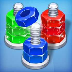 Ảnh chụp màn hình (7) Nuts Color Bolts: Sorting Game