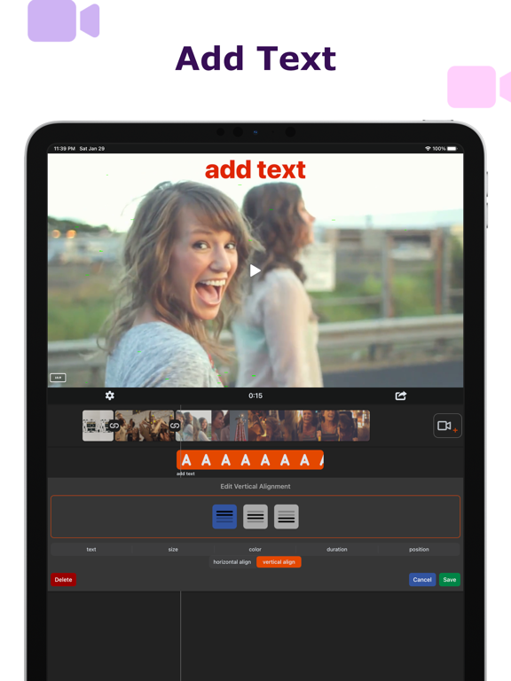 Screenshot #5 pour Add Photos and Music to Video