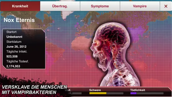 Plague Inc. iPhone Spiel Screenshot 6 – Spiele