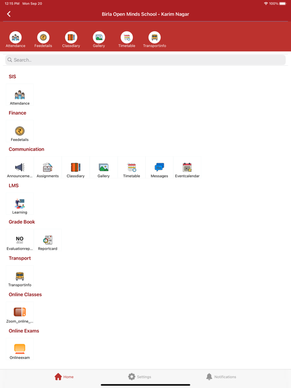 Screenshot #4 pour Birla Open Minds Karim Nagar