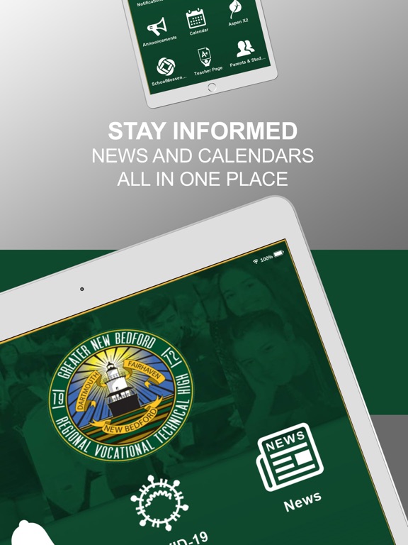 Greater New Bedford Voc Dist iPad screenshot 2 - Education app