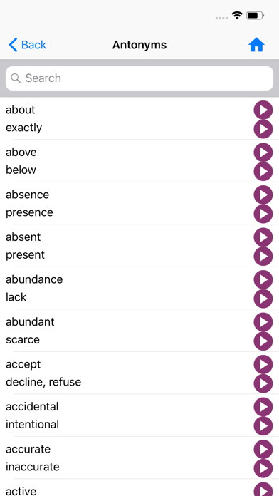 Bilingual Malayalam Dictionary Screenshot