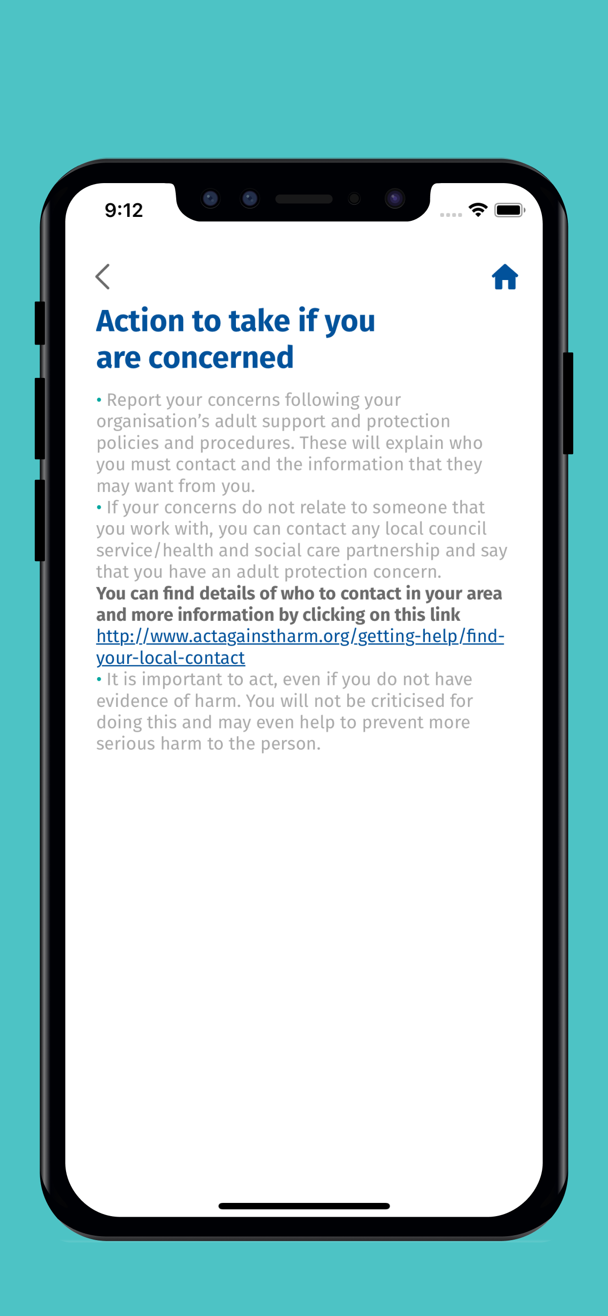 Adult support and protection screenshot 5