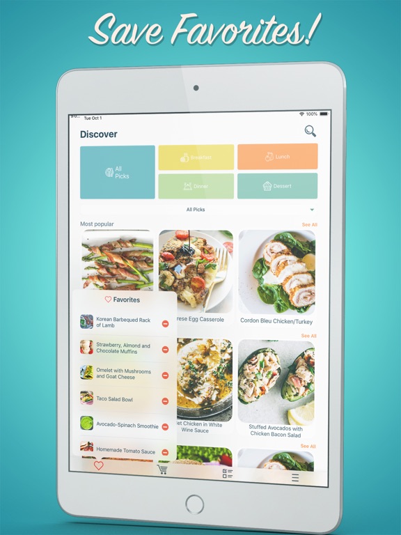 KETO Diet Recipes PRO Low-Carb iPad screenshot 5 - Food & Drink app