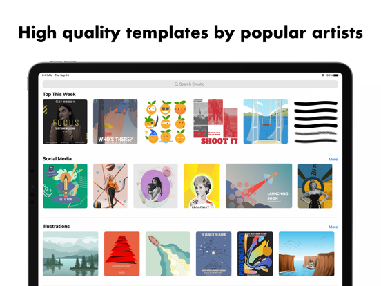 Screenshot #5 pour Creatic: Graphic Design Editor