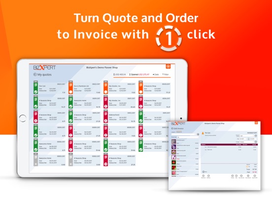 Invoice - BizXpert iPad screenshot 5 - Business app