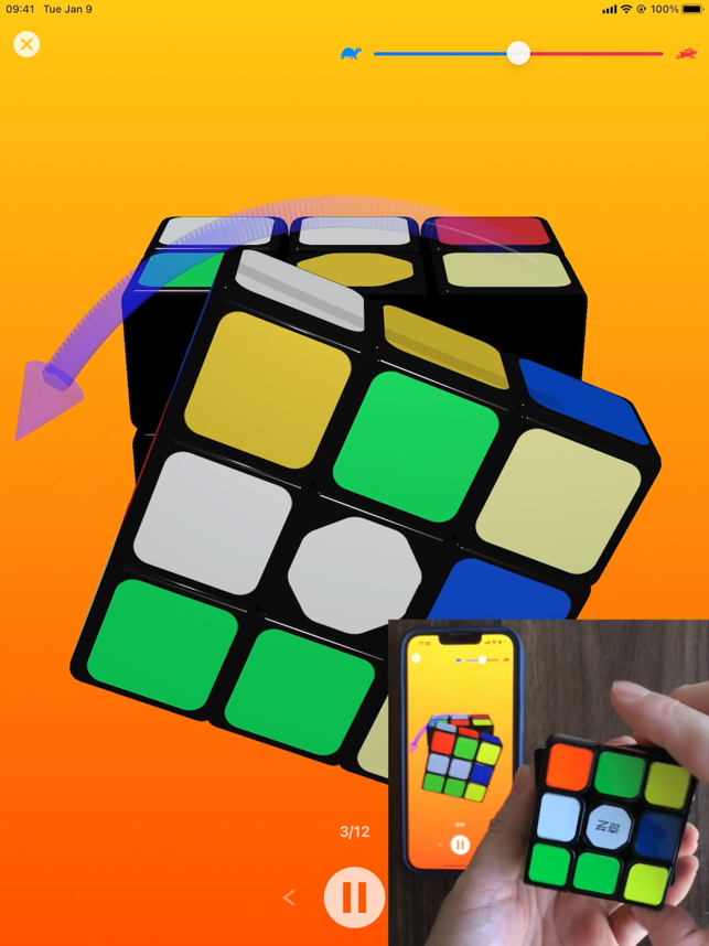 ‎ภาพหน้าจอ 3D Rubik's Cube Solver