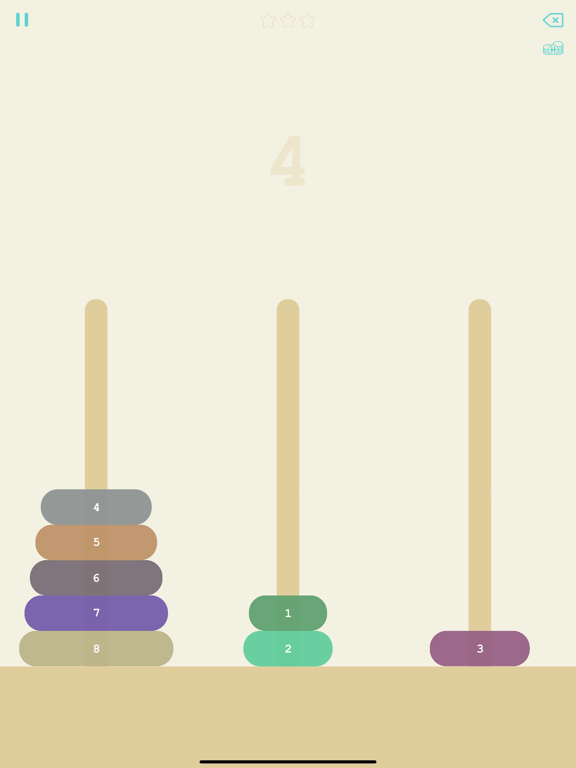 Screenshot #4 pour Tour de Hanoï Touch