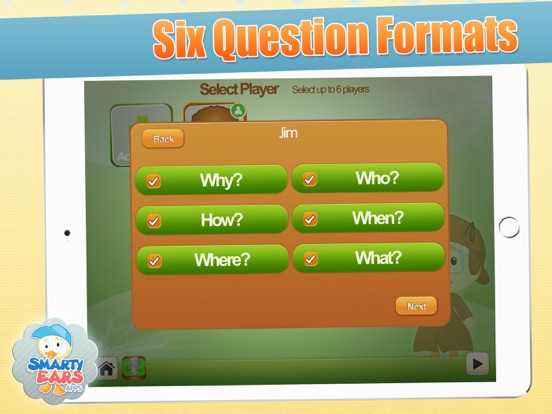 WhQuestions iPad screenshot 3 - Education app