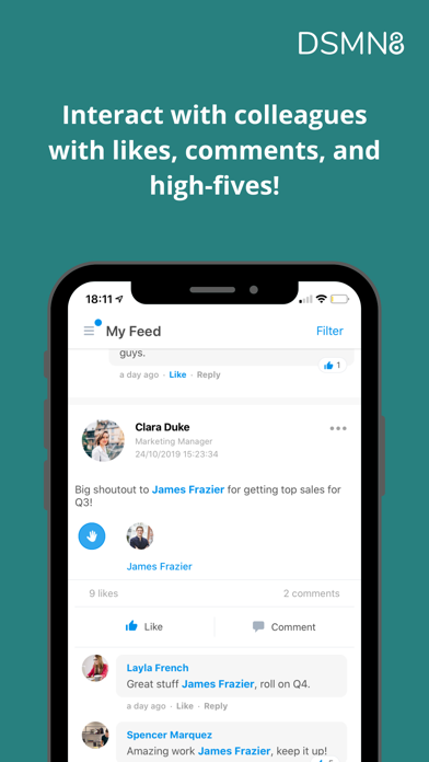 DSMN8 iPhone screenshot 6 - Productivity app