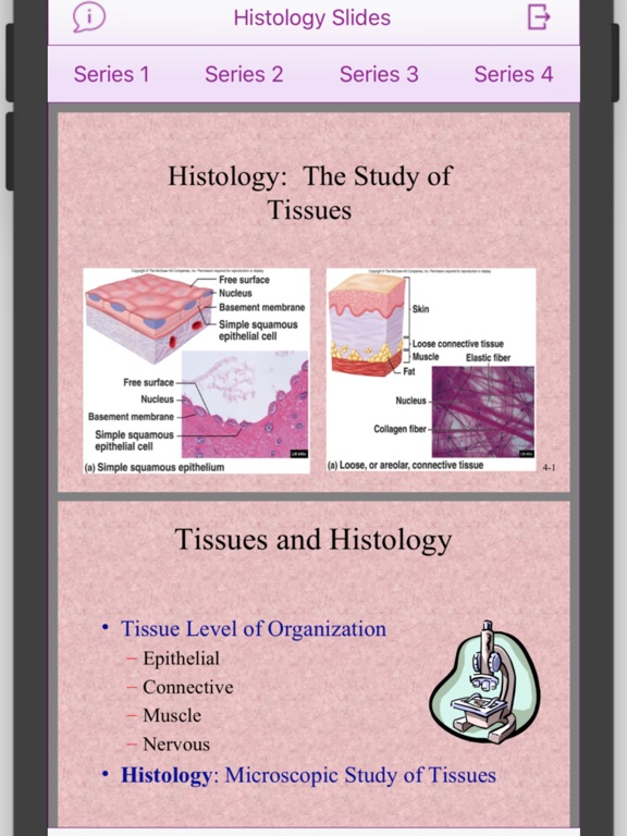 Histology Cell Tissue iPad screenshot