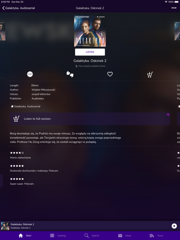 Screenshot #4 pour Audioteka