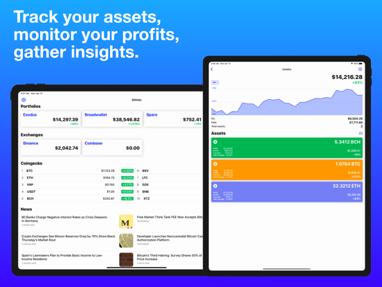Screenshot #4 pour Bitfolio - Wealth Monitor