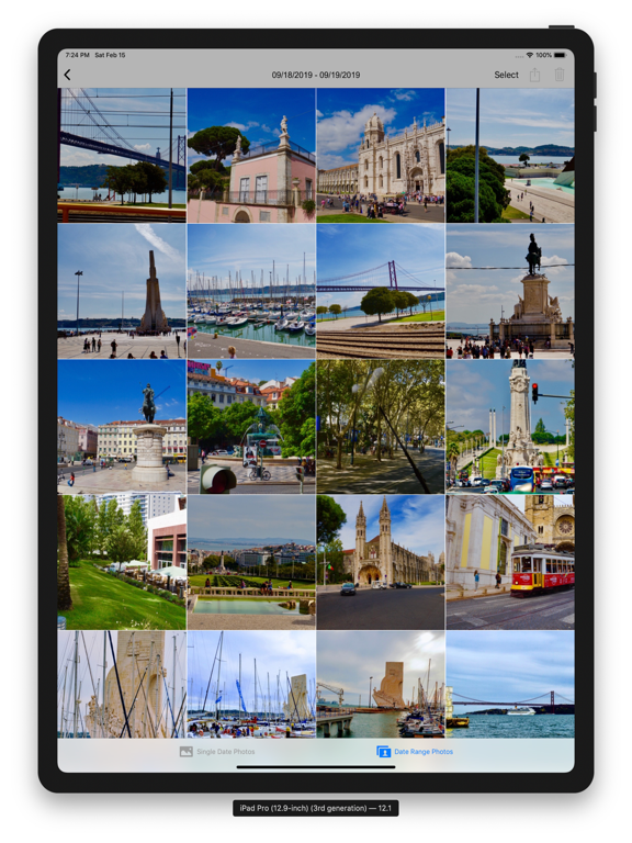 SearchPhotosByDate iPad screenshot 4 - Photo & Video app
