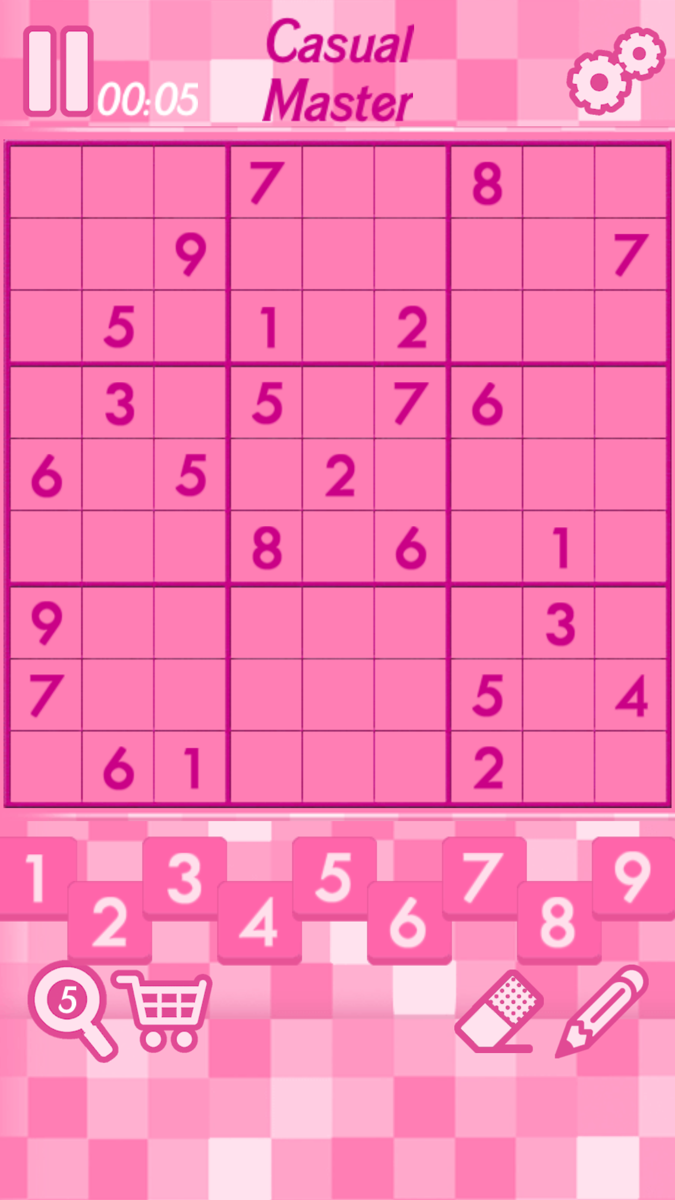 Pink Sudoku official gameplay screenshot 5