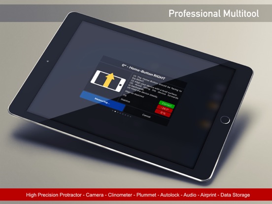 Measure Angles - Bubble Level iPad screenshot 6 - Utilities app