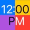 Spiffy Clock puts the time and date front and center