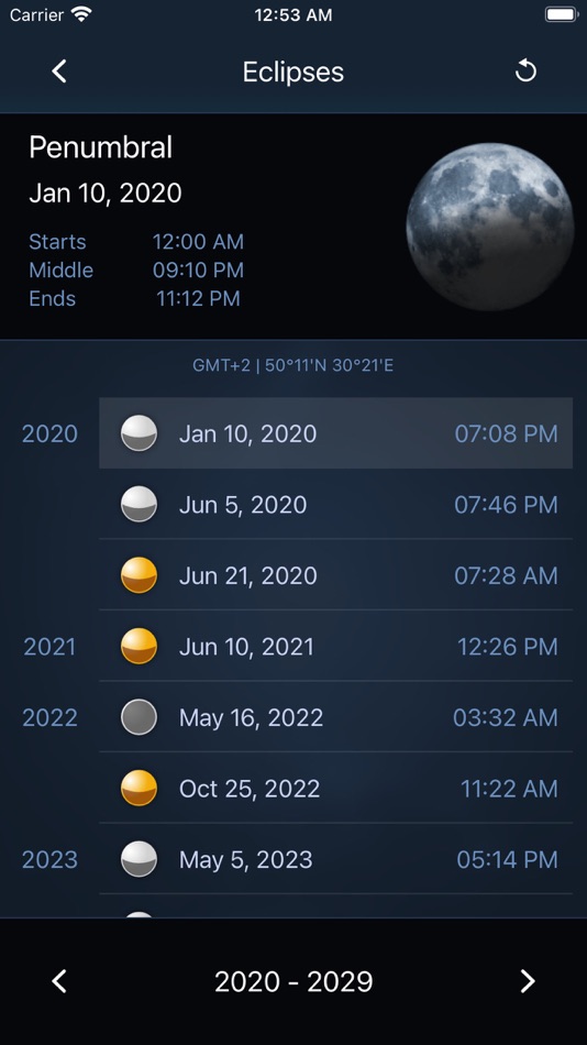 #9. Deluxe Moon Pro • App & Widget (iOS) Podle: Sergey Vdovenko