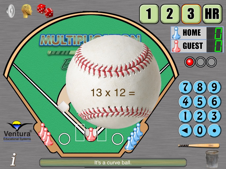 Multiplication Baseball screenshot-3