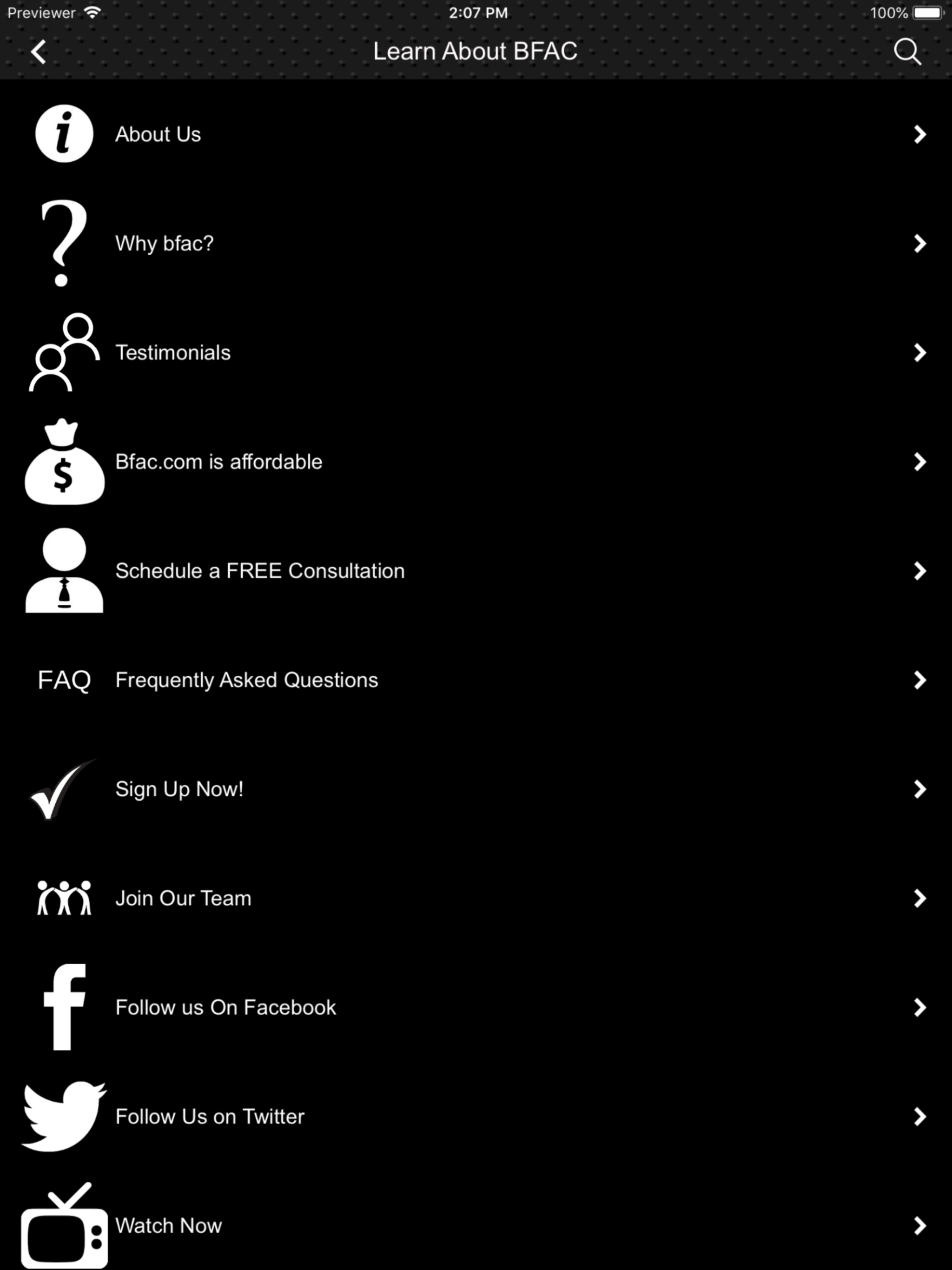 bfac.com screenshot 5