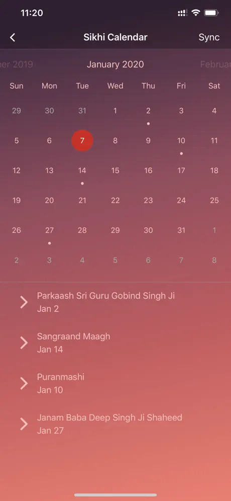 MySikhi: Nitnem Gutka Calendar