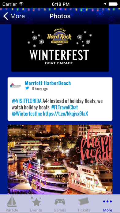 Winterfest Boat Parade Screenshot