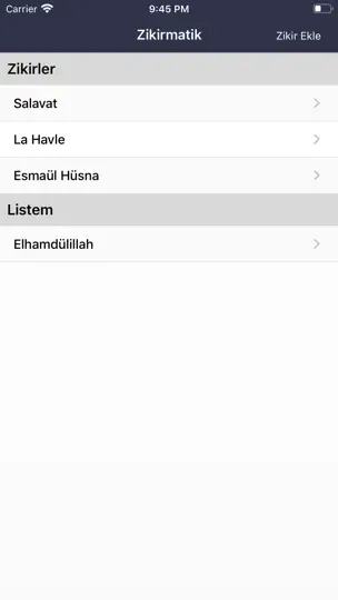 Zikirmatik - Tesbih Et iPhone Ekran Görüntüsü 3