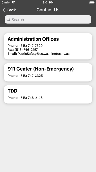 Washington Co NY Public Safety Screenshot