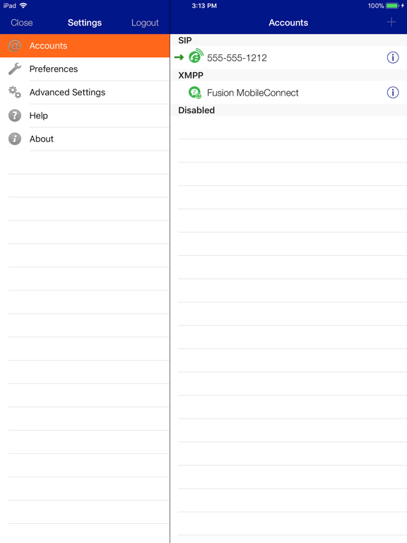 Fusion MobileConnect iPad screenshot 5 - Business app
