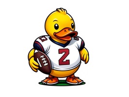 Football Duckling Stickers