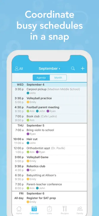 Cozi Family Organizer: Screenshot 2 von 6