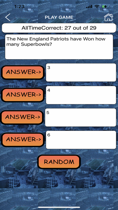 Trivia for NE Patriots Fans Screenshot